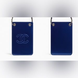 CHANEL Phone Case Holder On Chain